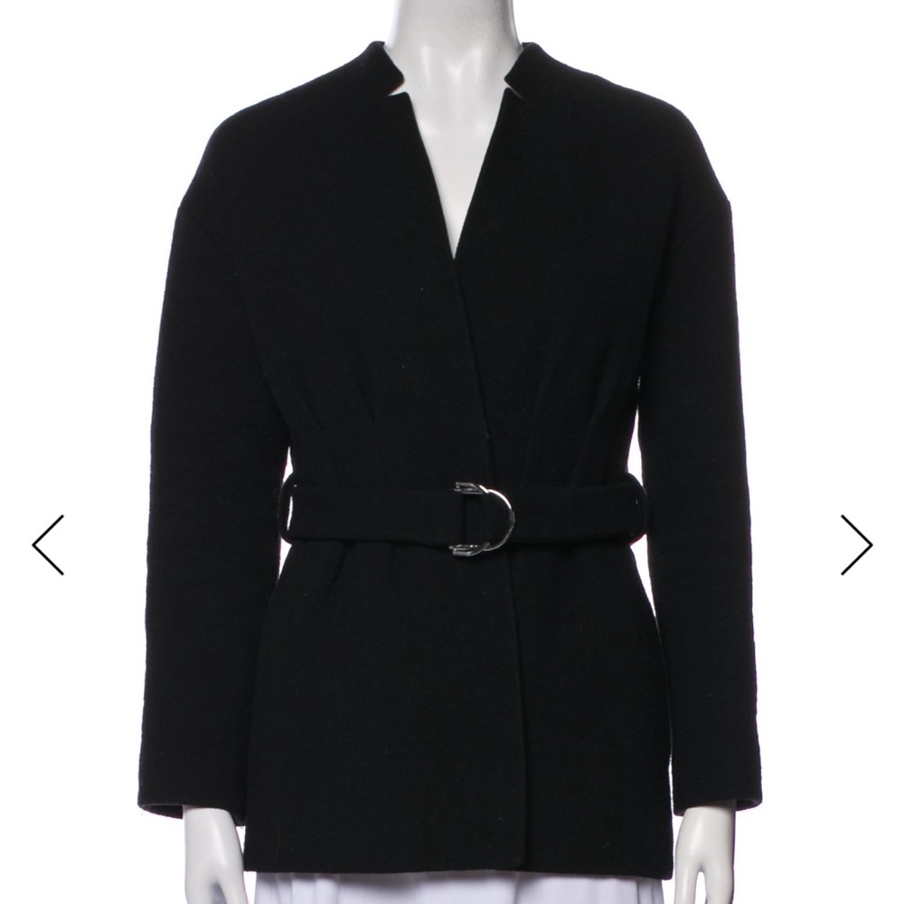 Black wool Maje evening jacket